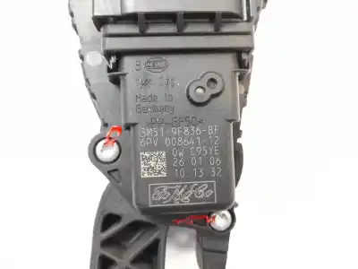 Автозапчастина б/у педаль акселератора для ford focus c-max (cap) 2.0 tdci cat посилання на oem iam 3m519f836bf 6pv00864112 0wc95ye