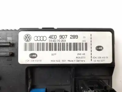 Second-hand car spare part electronic module for audi a8 (4e2) 4.0 tdi quattro l oem iam references 4e0907289 4e0910289a 00843205