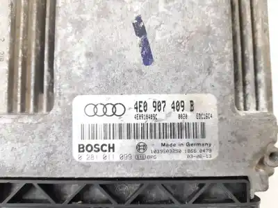 Автозапчастина б/у ебу контролер двигуна для audi a8 (4e2) 4.0 tdi quattro l посилання на oem iam 4e0907409b 4e0910409c 0281011099