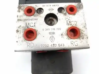 Pezzo di ricambio per auto di seconda mano abs per renault scénic i monospace (ja0/1_, fa0_) 1.9 dti (ja0n) riferimenti oem iam 7700432643 0265216732 0273004395