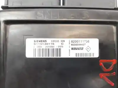Автозапчастина б/у ебу контролер двигуна для renault kangoo express (fc0/1_) 1.2 (fc1a) посилання на oem iam 8200111736 8200044437 s110130116