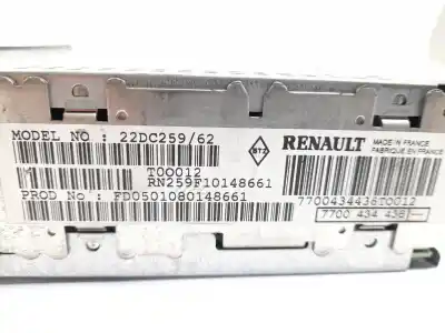 Second-hand car spare part audio system / radio cd for renault kangoo express (fc0/1_) 1.2 (fc1a) oem iam references 7700434436 7700434436 