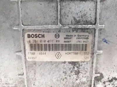 Pezzo di ricambio per auto di seconda mano centralina motore per renault scénic i monospace (ja0/1_, fa0_) 1.9 dti (ja0n) riferimenti oem iam 7700111552 7700114644 0281010077