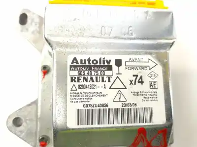 Автозапчасти б/у блок управления подушками безопасности за renault laguna ii (bg0/1_) 2.0 dci (bg1t) ссылки oem iam 8200412021a 605487500 