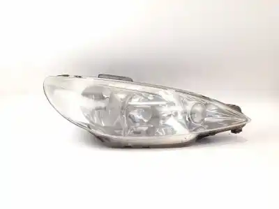 Second-hand car spare part right headlight for peugeot 206 berlina gti oem iam references 9628666780 6205s9 087276