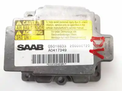 Автозапчастина б/у блок управління подушками безпеки для saab 9-3 (ys3d) 2.2 tid посилання на oem iam 05018833 a0417349 