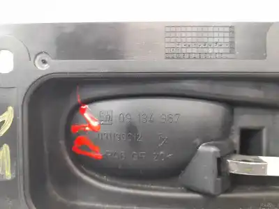 Автозапчасти б/у левая передняя внутренняя ручка за opel vectra b fastback (j96) 2.0 dti 16v (f68) ссылки oem iam 09134967  
