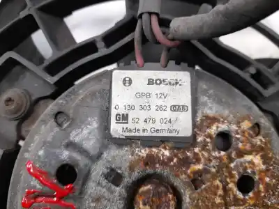 Автозапчасти б/у электрический вентилятор радиатора кондиционера воздуха за opel vectra b fastback (j96) 2.0 dti 16v (f68) ссылки oem iam 52479024  