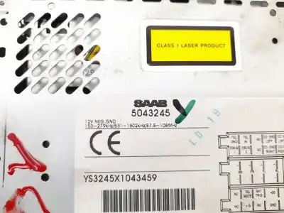 Автозапчастина б/у аудіо система / радіо cd для saab 9-3 (ys3d) 2.2 tid посилання на oem iam 5043245  
