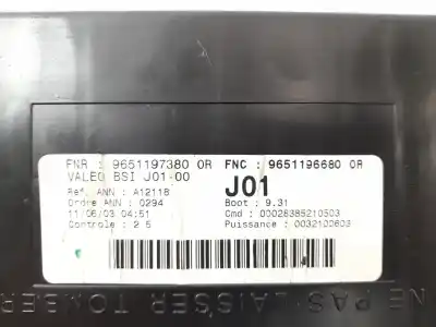 Автозапчасти б/у блок реле/предохранителей за citroen c5 i (dc_) 2.2 hdi (dc4hxb, dc4hxe) ссылки oem iam 9651196680  