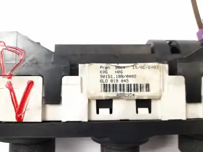 Peça sobressalente para automóvel em segunda mão comando de sofagem (chauffage / ar condicionado)  por seat cordoba berlina (6l2) 1.9 tdi referências oem iam 6l0819045  