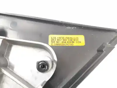 Автозапчастина б/у ліве дзеркало для volkswagen caddy iii monospace (2kb, 2kj, 2cb, 2cj) 1.9 tdi посилання на oem iam 2k1857501  