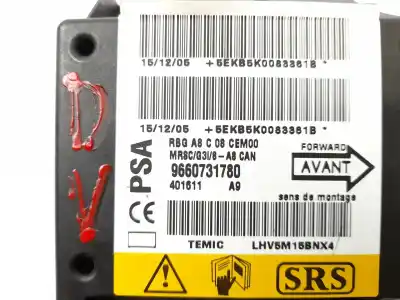 Автозапчасти б/у блок управления подушками безопасности за citroen c3 i (fc_, fn_) 1.4 hdi ссылки oem iam 9660731780  