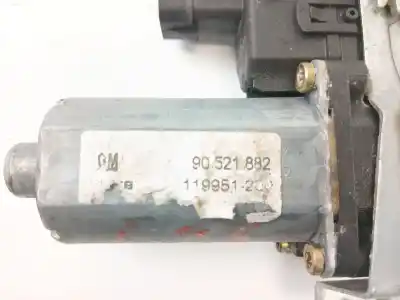 Second-hand car spare part passenger side right window regulator for opel astra g fastback (t98) 1.7 dti 16v (f08, f48) oem iam references 90521882  