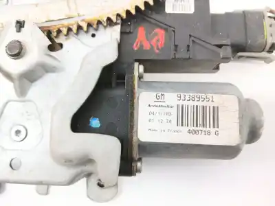 Second-hand car spare part driver left window regulator for opel meriva b 1.7 16v cdti oem iam references 93389551  