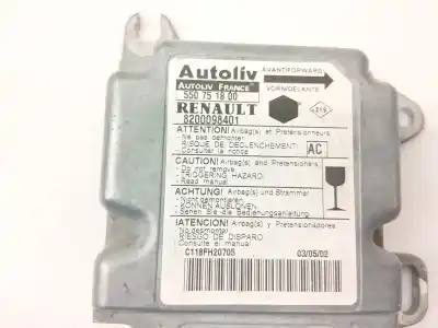 Автозапчасти б/у блок управления подушками безопасности за renault kangoo (kc0/1_) d 55 1.9 (kc0d) ссылки oem iam 8200098401  