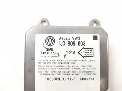 Recambio de automóvil de segunda mano de centralita airbag para volkswagen golf iv berlina (1j1) 1.9 tdi referencias oem iam 1j0909603  