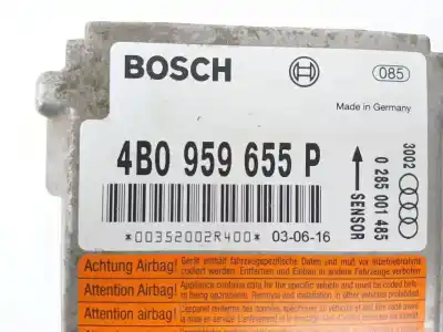 Second-hand car spare part airbag control unit for audi a6 c5 avant (4b5) 2.5 tdi oem iam references 4b0959655  