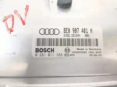 Автозапчастина б/у ебу контролер двигуна для audi a6 c5 avant (4b5) 2.5 tdi посилання на oem iam 8e0907401  