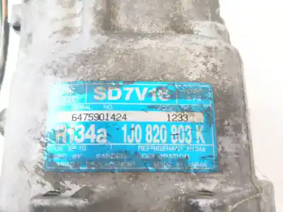 Second-hand car spare part air conditioning compressor for seat leon (1m1) 1.6 16 v oem iam references 1j0820803k  