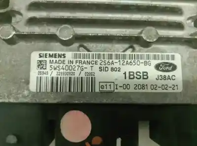 Second-hand car spare part ecu engine control for ford fiesta (cbk) ambiente oem iam references 2s6a12a650bg  