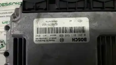 Second-hand car spare part ecu engine control for renault scenic ii authentique oem iam references 8200391966  0281011549