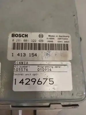 Second-hand car spare part electronic module for scania serie 4 (p/r 94 g) fsa 300 (4x2) e3 largo cp 19 b oem iam references 1413154 1429675 0281001322