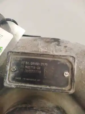 Автозапчастина б/у турбонагрузник для man tgx 18.xxx fg / 4x2 bl xl посилання на oem iam 51091007970 rco3377b 802718-04