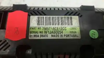 Peça sobressalente para automóvel em segunda mão comando de sofagem (chauffage / ar condicionado) por ford focus lim. (cb4) titanium referências oem iam 7m5t18c612cc  