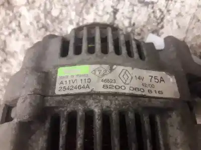Автозапчастина б/у генератор для renault clio ii fase i (b/cbo) 1.2 посилання на oem iam 8200060816 a11vi110 2542464a