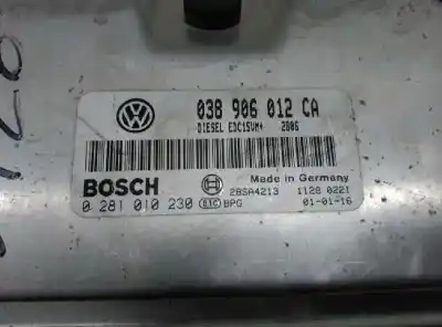 Автозапчастина б/у ебу контролер двигуна для seat leon (1m1) signo посилання на oem iam 038906012ca  0281010230