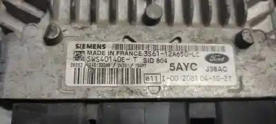 Second-hand car spare part ecu engine control for ford fiesta (cbk) ambiente oem iam references 3s6112a650lc  5ws40140e