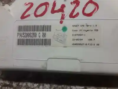 Peça sobressalente para automóvel em segunda mão quadrante por citroen c3 1.4 hdi exclusive referências oem iam 9652008280g 216755971 ns0559527b