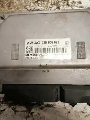 Second-hand car spare part ecu engine control for skoda fabia (5j2 ) active oem iam references 03d906023  5wp4084604