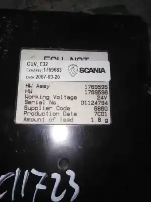 Second-hand car spare part electronic module for scania serie p/g/r (l-clase) fsa 880 (4x2)eb largo cr 19 a oem iam references 1769683  