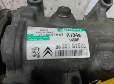 Second-hand car spare part air conditioning compressor for citroen c2 furio oem iam references 9655191680  1450f