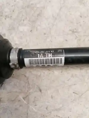 Peça sobressalente para automóvel em segunda mão transmissão dianteira esquerda por skoda fabia (5j2 ) active referências oem iam 6q0407271at