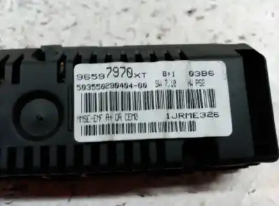 Second-hand car spare part multifunction display for citroen c2 furio oem iam references 96597970xt  