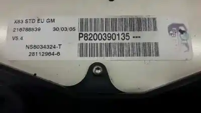 Peça sobressalente para automóvel em segunda mão quadrante por opel vivaro combi 2.7t corto referências oem iam 8200390135  281129646