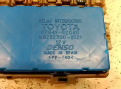 Second-hand car spare part fuse box unit for toyota corolla (e12) 1.6 16v oem iam references 0825923e29  8264102040