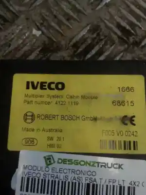 Автозапчасти б/у электронный модуль за iveco stralis (as) fsa t / fp lt 4x2 gran espacio ссылки oem iam 41221119  sw20.1