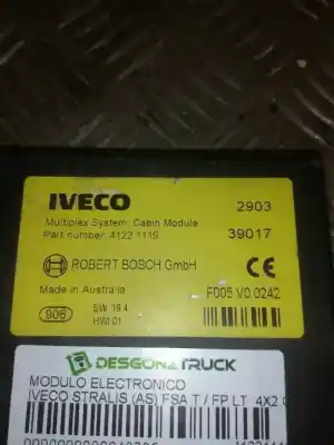 Tweedehands auto-onderdeel elektronische module voor iveco stralis (as) fsa t / fp lt 4x2 gran espacio oem iam-referenties 41221119  sw19.4