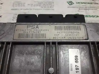 Second-hand car spare part ecu engine control for citroen saxo 1.4 sx oem iam references 9643134280  