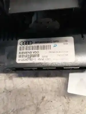 Автозапчастина б/у клімат-контроль для audi a3 (8p) 2.0 tdi посилання на oem iam 8p0820043d  412206018011
