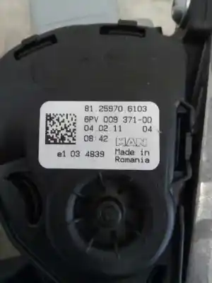 İkinci el araba yedek parçası gaz pedali için man tg - l 7.xxx / 8.xxx 8.180 chasis c (compact) oem iam referansları 81259706103  