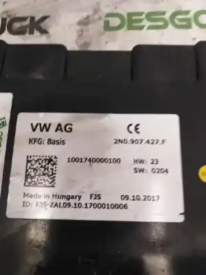 Автозапчасти б/у электронный модуль за man tge pritsche (uz) pritsche 2.xxx 4x4 ссылки oem iam 2n0907427f  