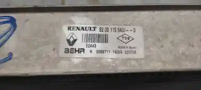 Peça sobressalente para automóvel em segunda mão intercooler por renault scenic ii authentique referências oem iam 8200115540d  