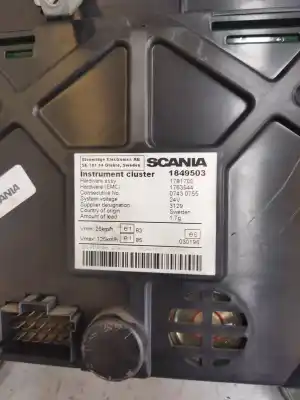 Автозапчасти б/у приборная доска за scania serie p/g/r (l-clase) 11.7 diesel ссылки oem iam 1849503  1849509