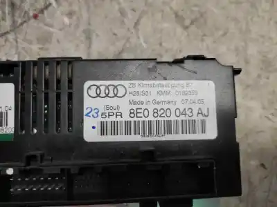 Peça sobressalente para automóvel em segunda mão comando de sofagem (chauffage / ar condicionado) por audi a4 berlina (8e) 1.9 tdi referências oem iam 8e0820043aj  