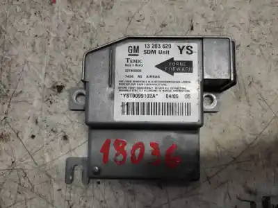 Pezzo di ricambio per auto di seconda mano centralina airbag per opel meriva blue line riferimenti oem iam 13203620